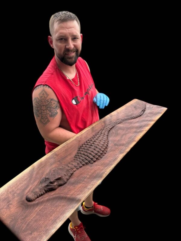 Crocodile Wall Art 3D CNC Model